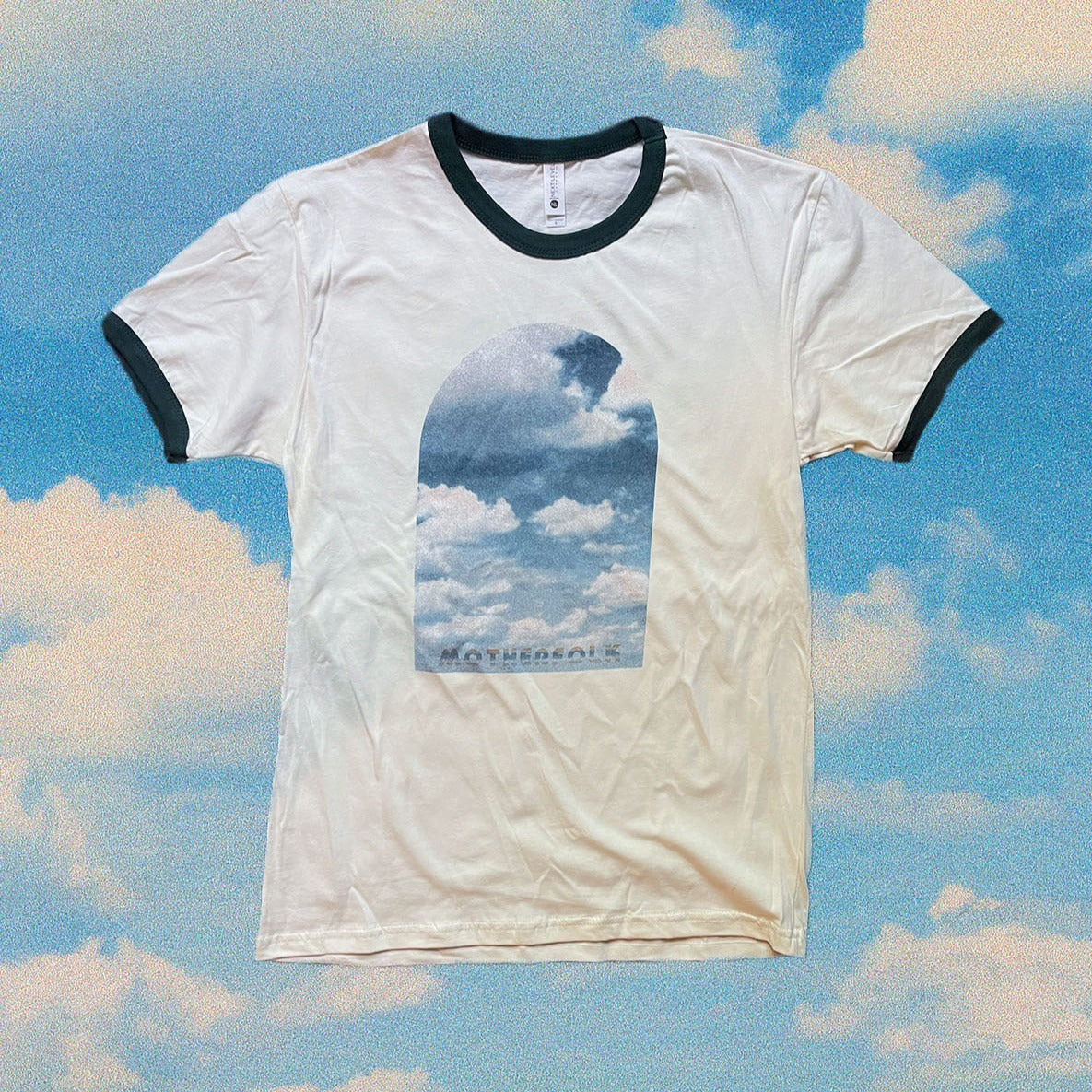 vintage sky t-shirt (cream/green)